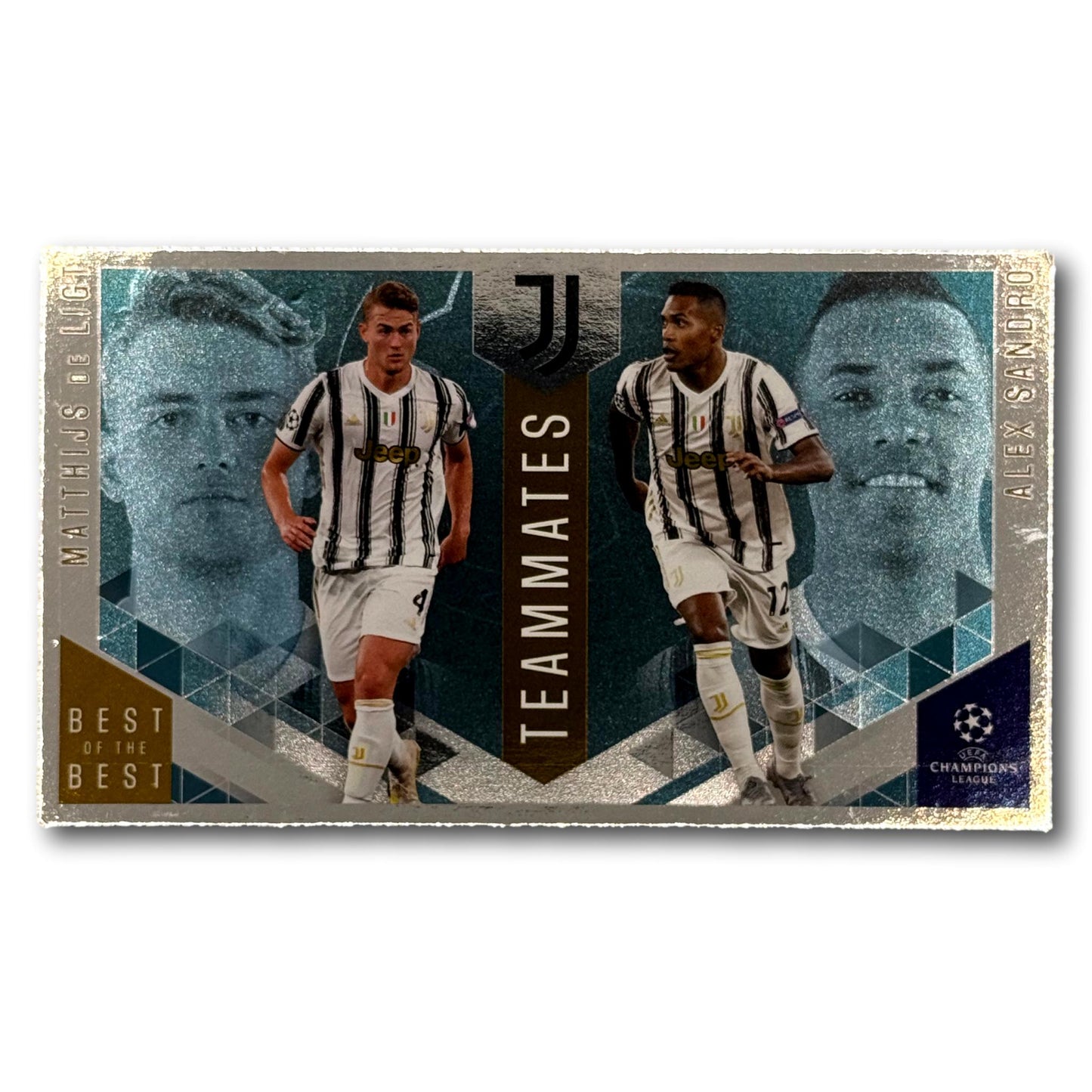 Topps UEFA Best of the Best 2020/21 - Teammates -  Alex Sandro &  Matthijs de Ligt