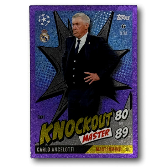 Topps Match Attax 2024/25 - Mastermind / Knockout Master - Carlo Ancelotti