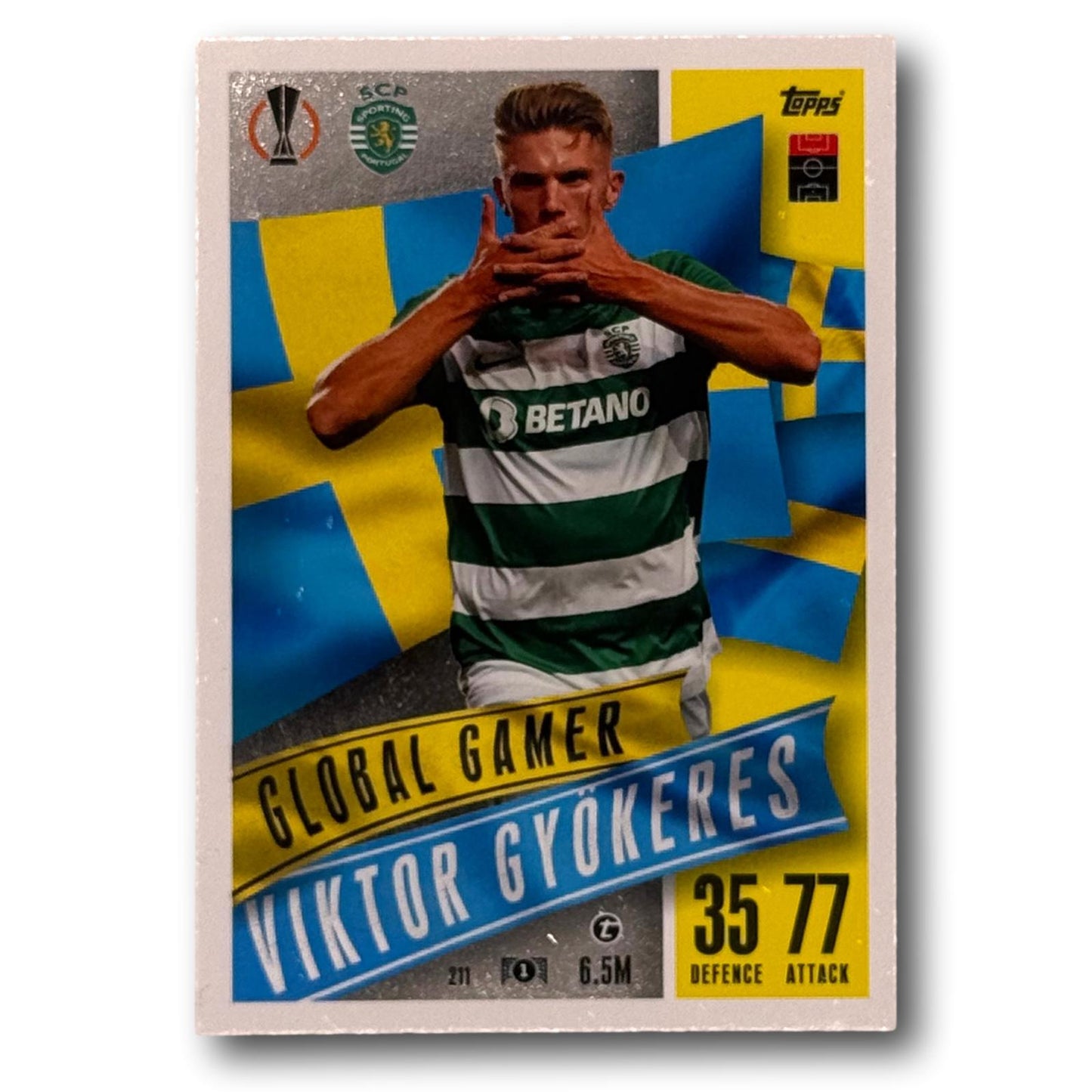 Topps Match Attax 2023/24 - Joueur mondial - Viktor Gyökeres