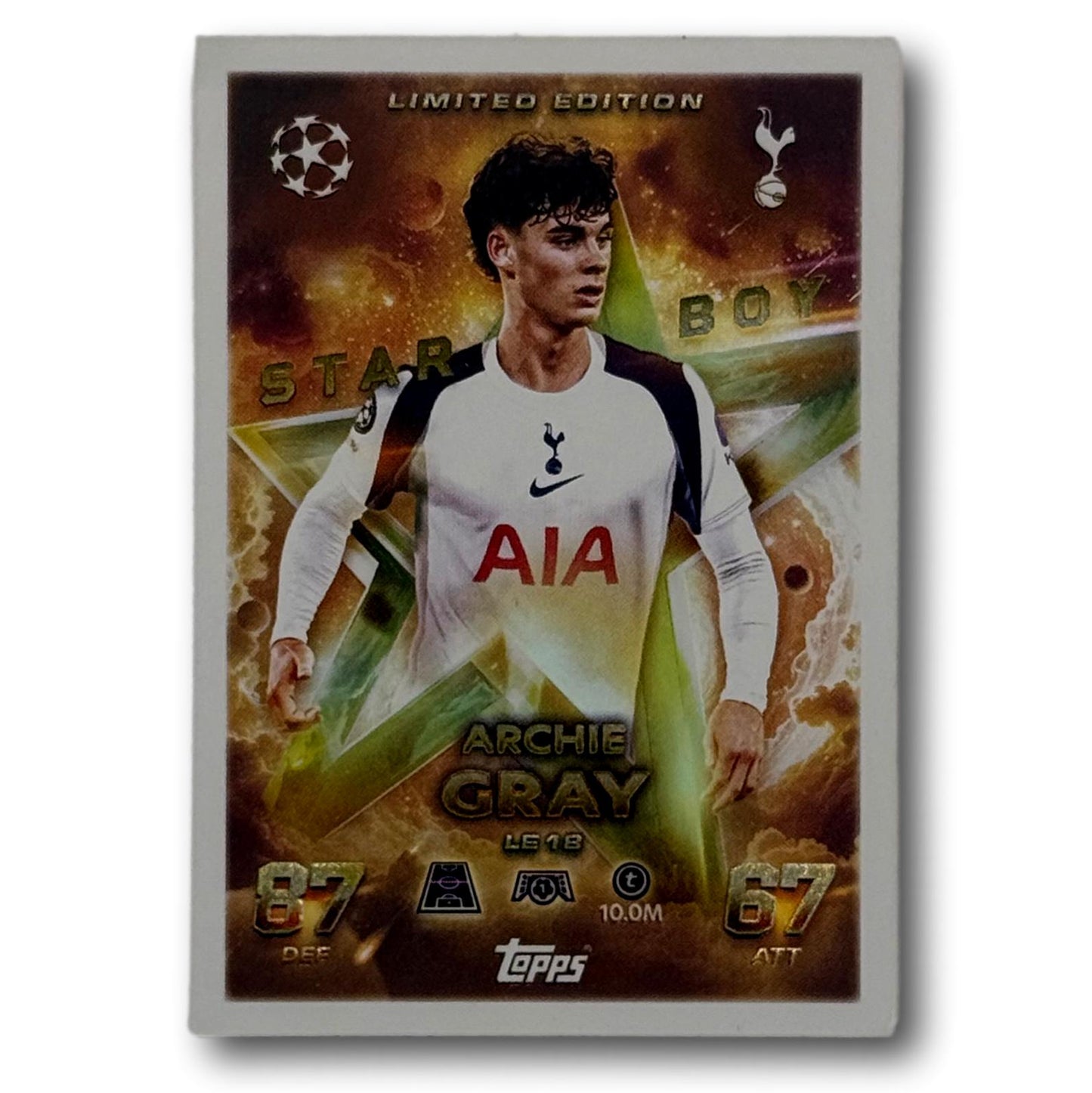 Topps Match Attax 2025/26 - Star Boy Édition Limitée - Archie Gray