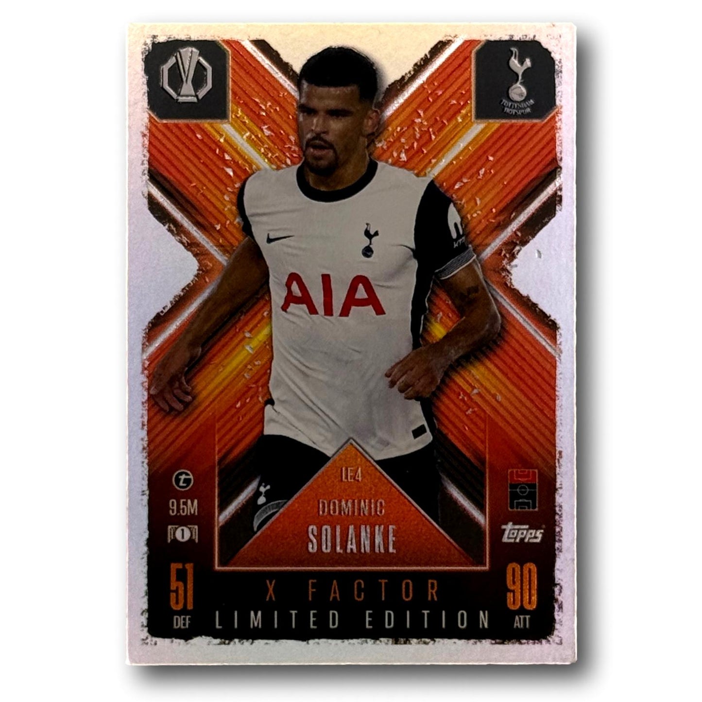 Topps Match Attax 2024/25 - Édition limitée X Factor - Dominic Solanke