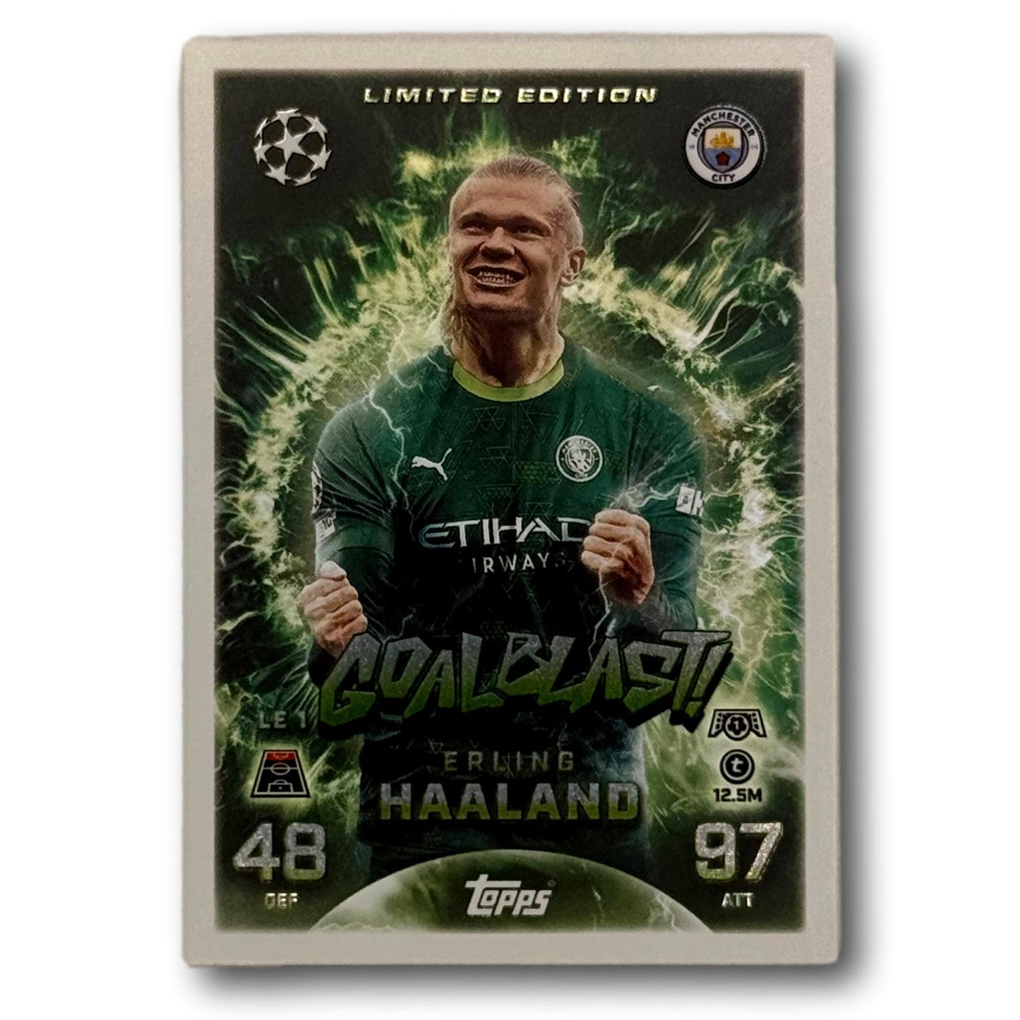 Topps Match Attax 2025/26 - Goalblast Édition Limitée - Erling Haaland