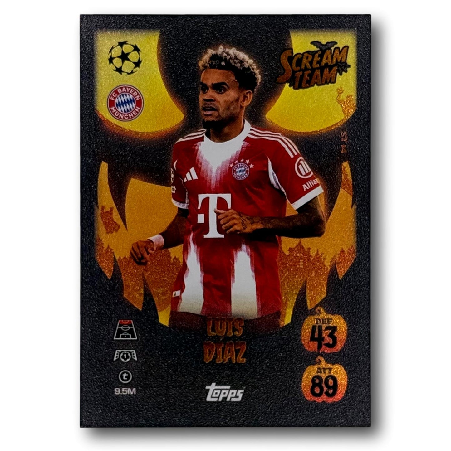 Topps Match Attax 2025/26 - Édition limitée Scream Team - Luis Diaz