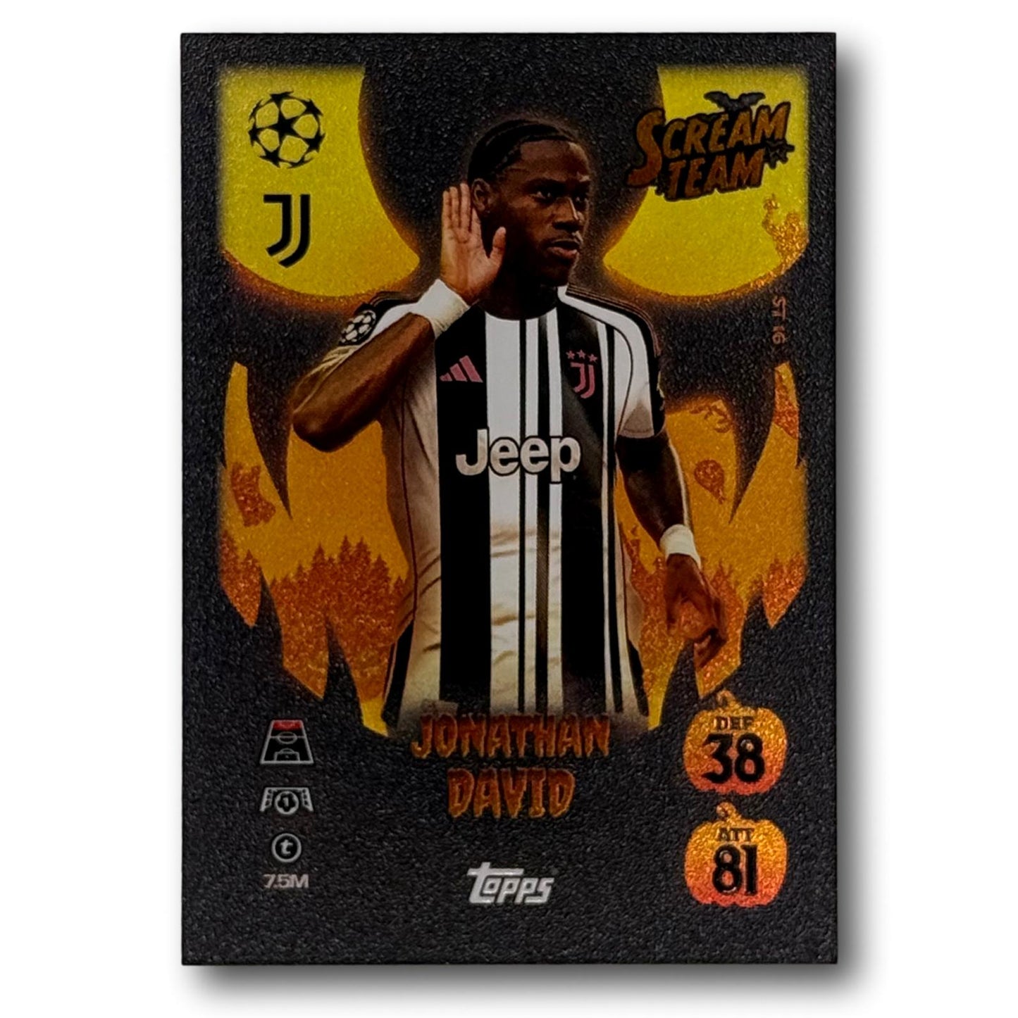 Topps Match Attax 2025/26 - Édition limitée Scream Team - Jonathan David