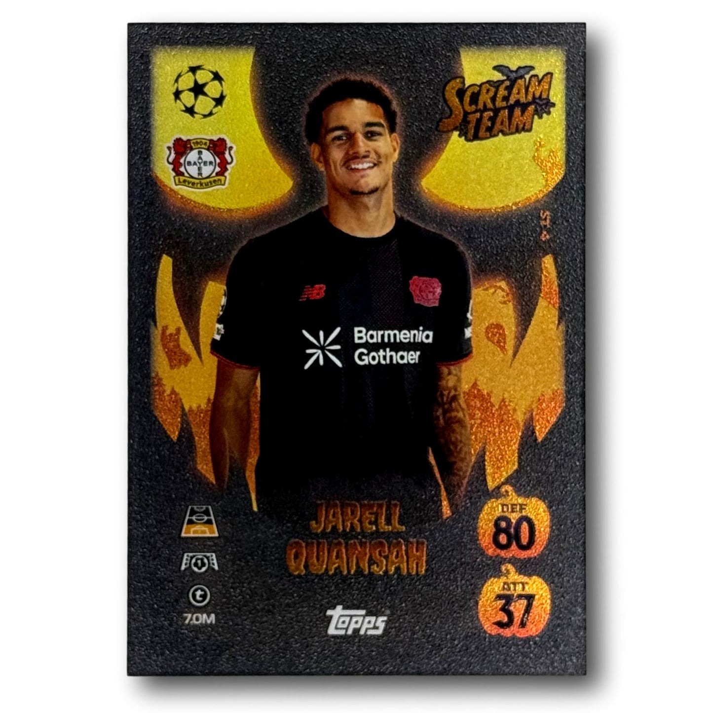 Topps Match Attax 2025/26 - Édition limitée Scream Team - Jarell Quansah