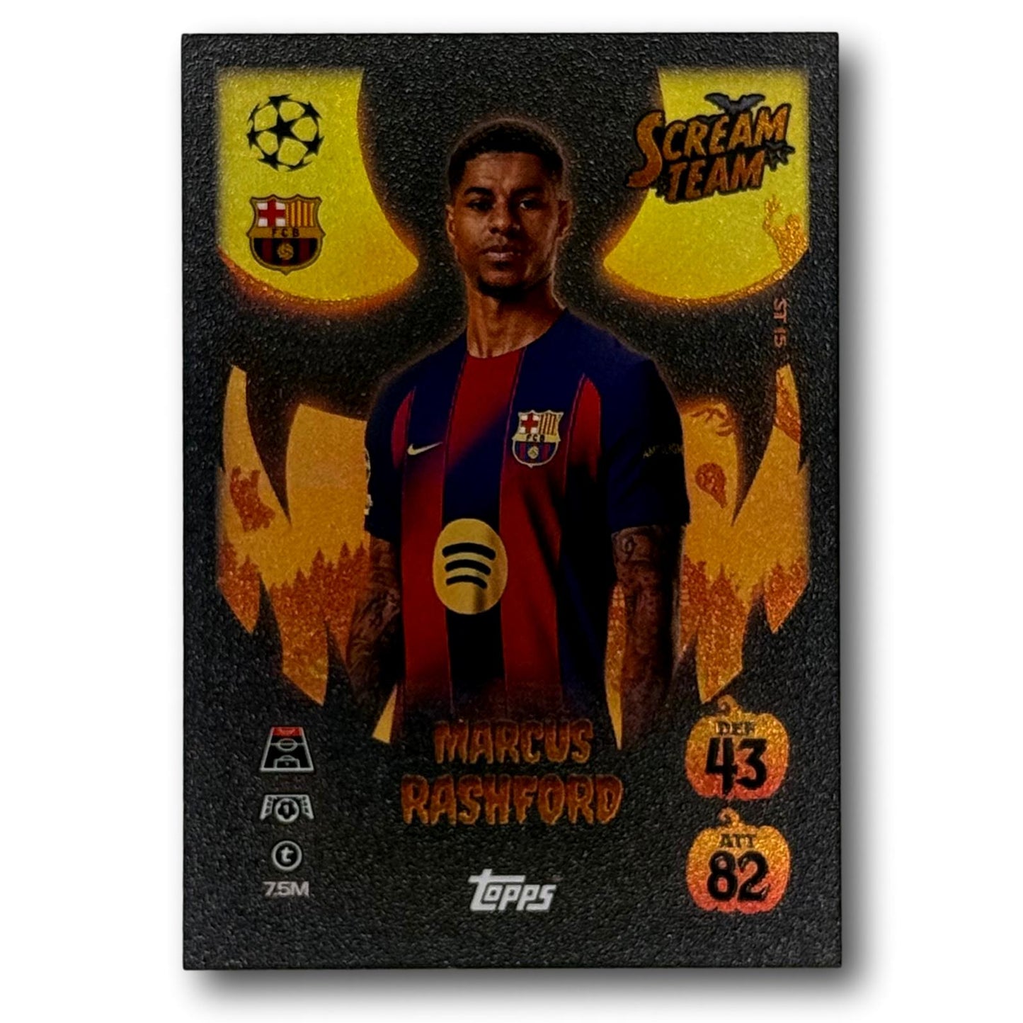 Topps Match Attax 2025/26 - Édition limitée Scream Team - Marcus Rashford