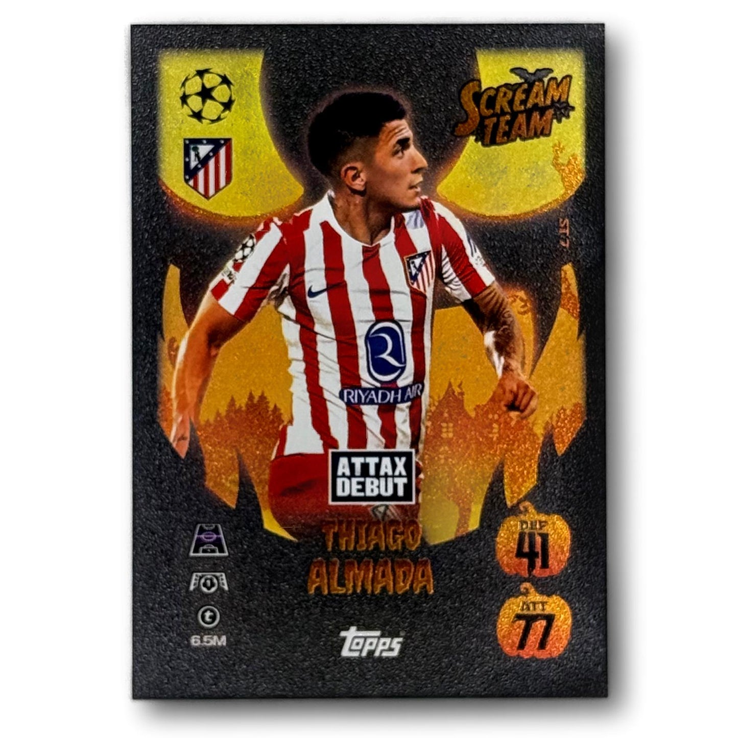 Topps Match Attax 2025/26 - Édition limitée Scream Team - Thiago Almada