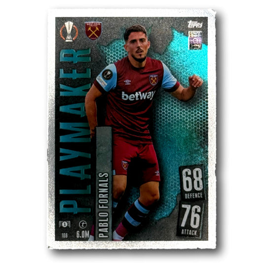 Topps Match Attax 2023/24 - Playmaker - Pablo Fornals