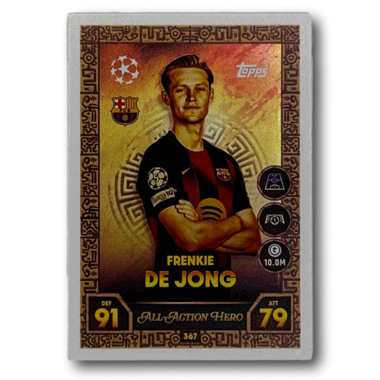 Topps Match Attax 2025/26 - All Action Hero - Frenkie de Jong