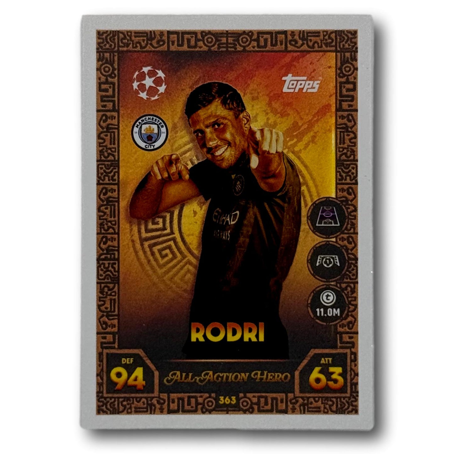 Topps Match Attax 2025/26 - Héros de l'action - Rodri