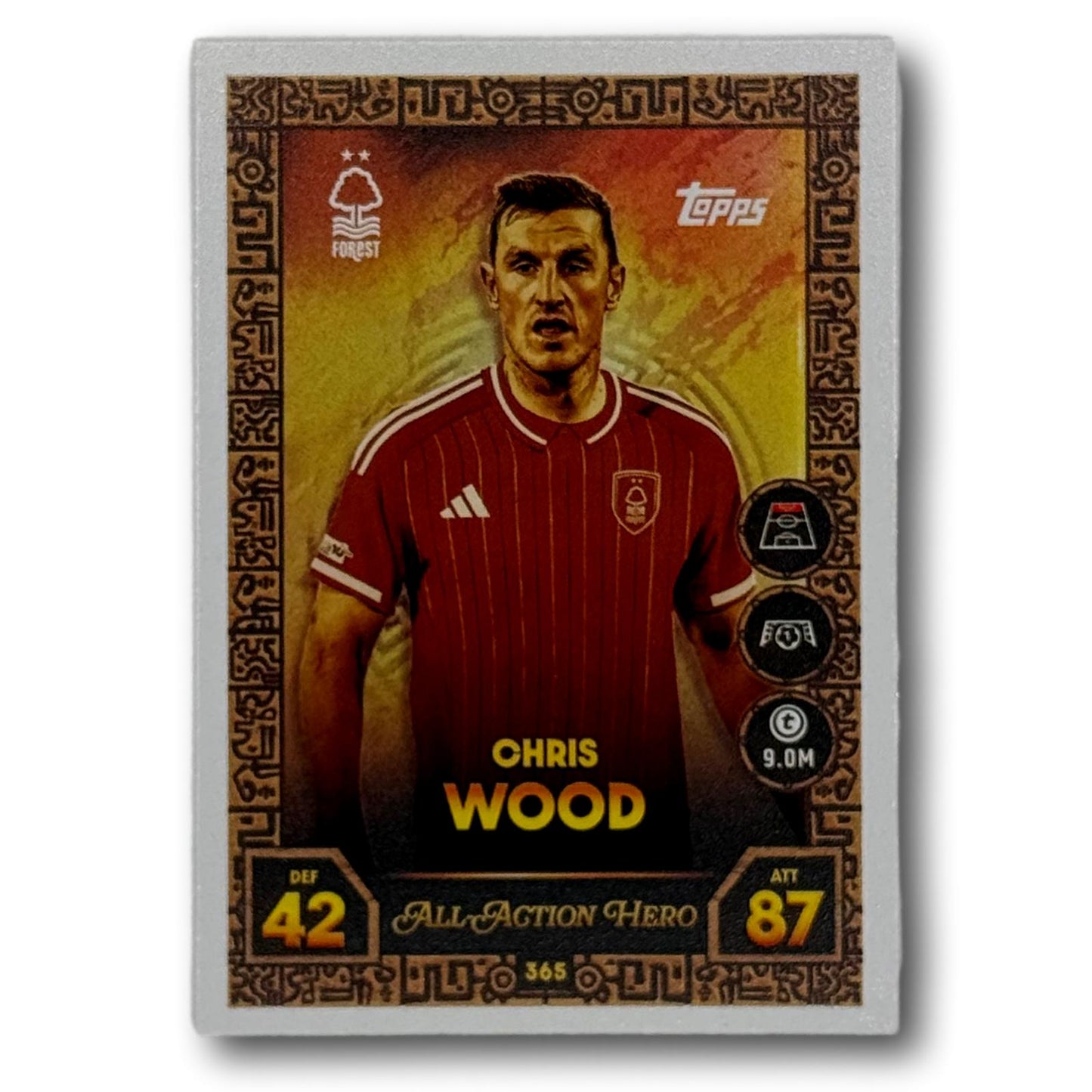 Topps Match Attax 2025/26 - Héros de l'action - Chris Wood