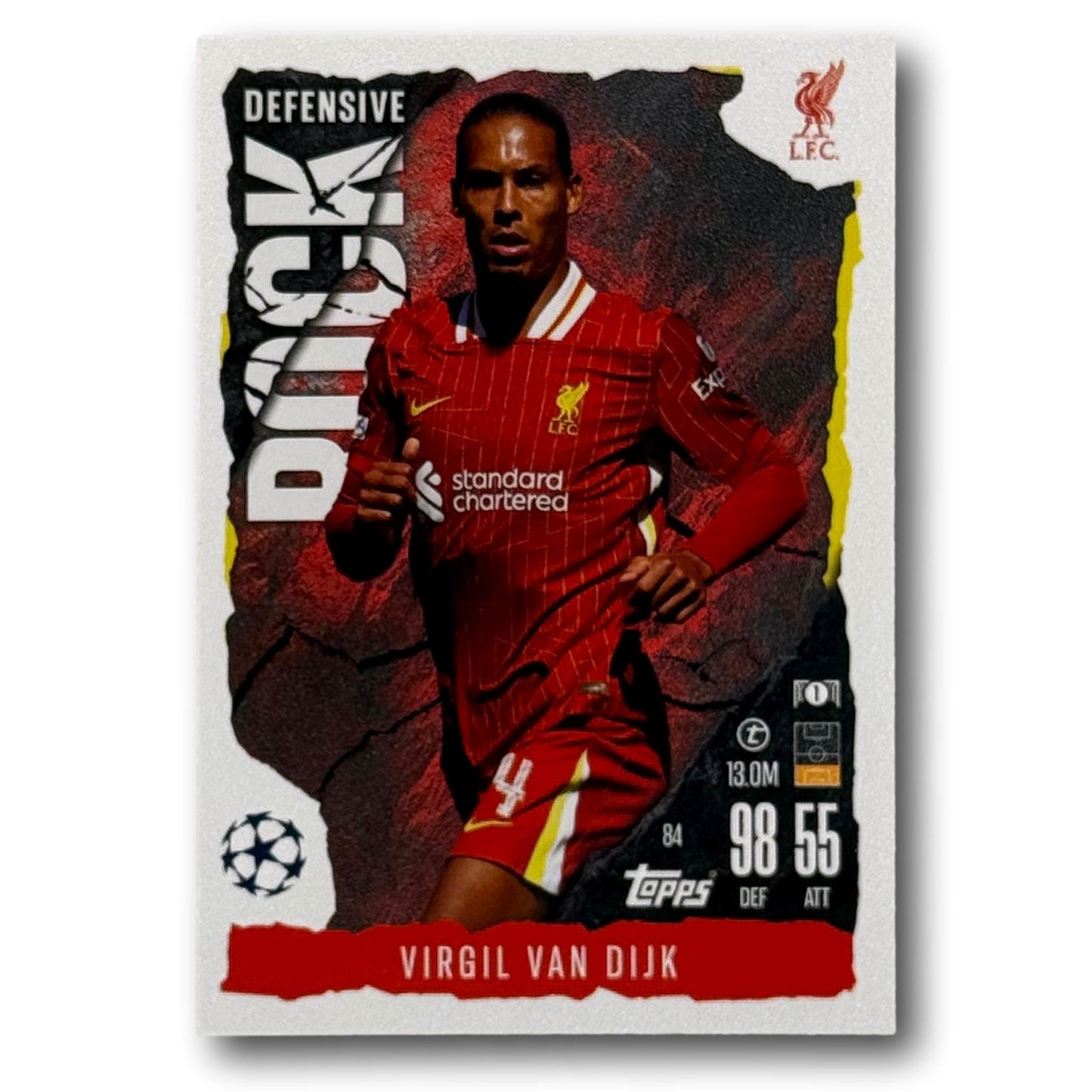 Topps Match Attax 2024/25 - Roc défensif - Virgil van Dijk