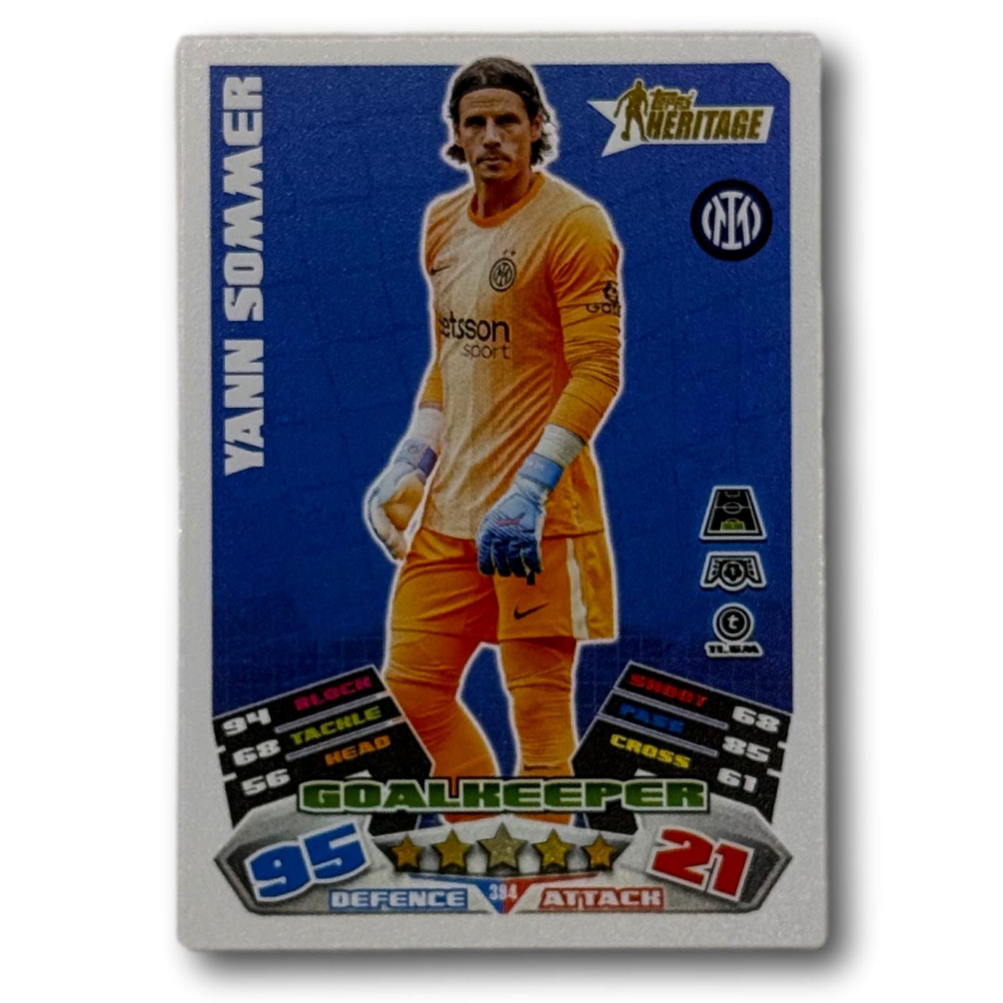 Carte Topps Match Attax 2025/26 - Gardien de but - Yann Sommer