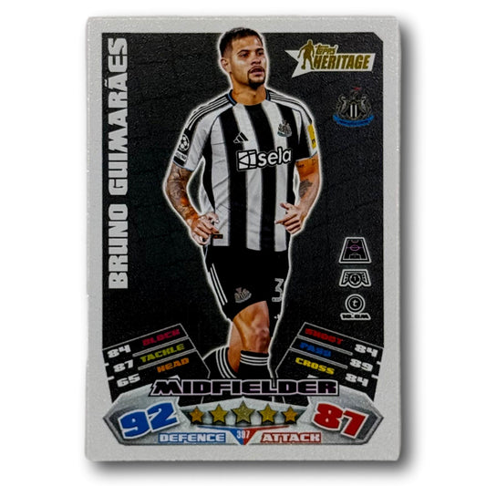 Topps Match Attax 2025/26 - Midfielder - Bruno Guimarães
