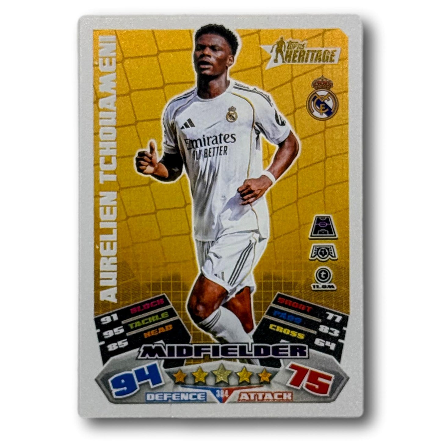 Topps Match Attax 2025/26 - Milieu de terrain - Aurélien Tchouaméni