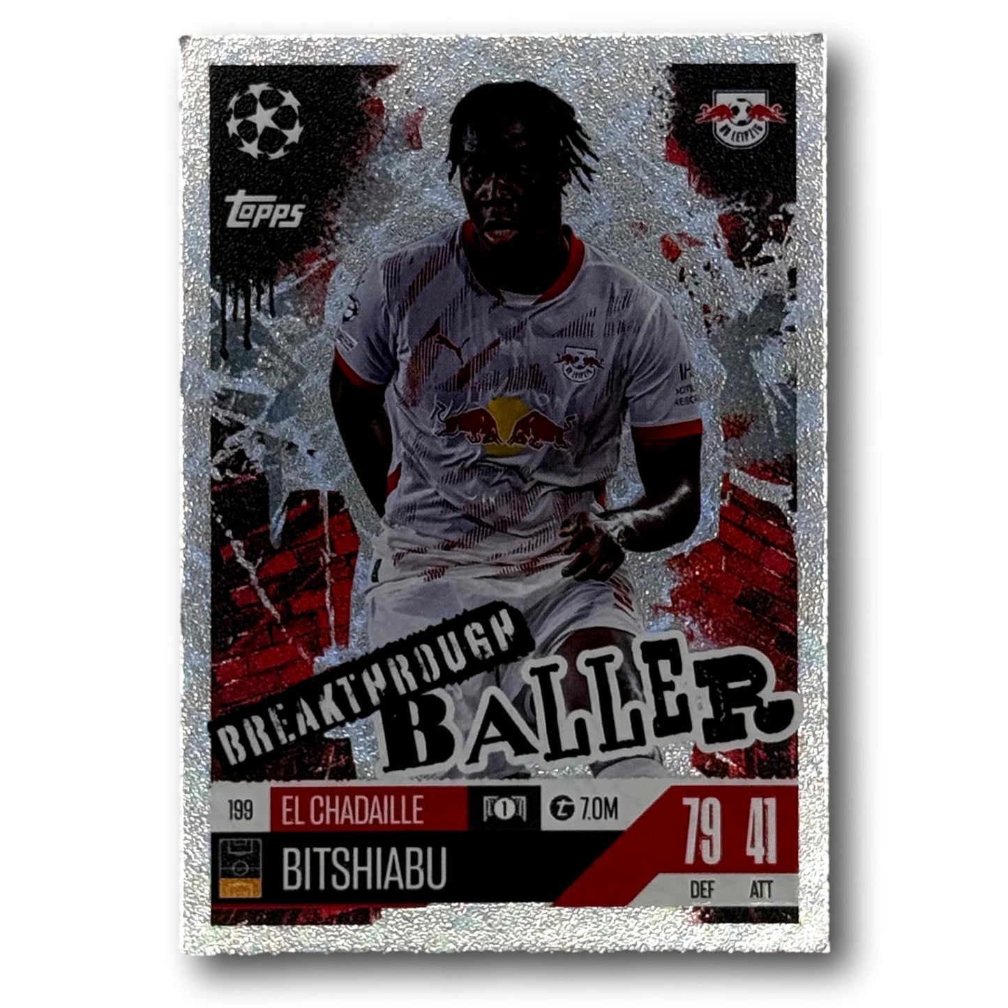 Topps Match Attax 2024/25 - Joueur révélation - El Chadaille Bitshiabu