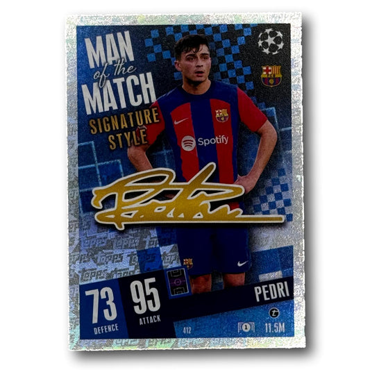 Topps Match Attax 2023/24 - Man of the Match / Signature Style - Pedri
