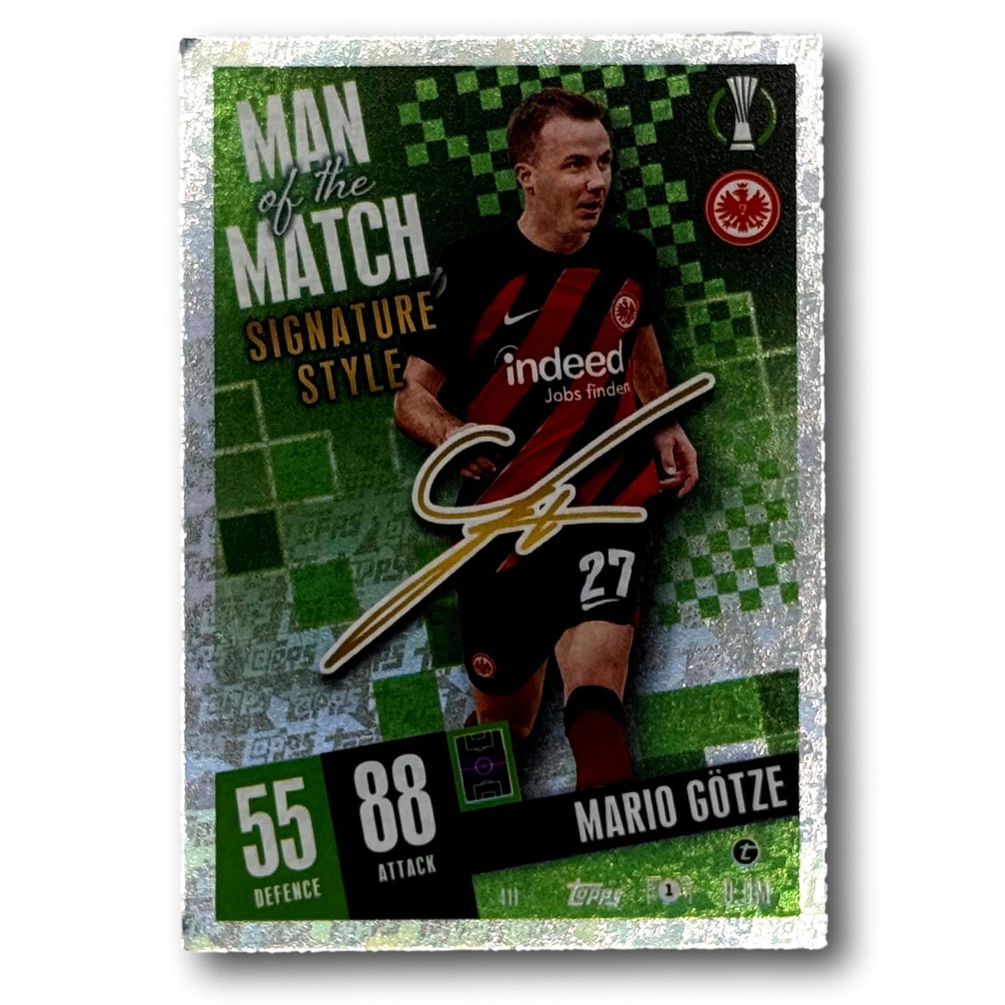 Topps Match Attax 2023/24 - Homme du match / Style signature - Mario Götze