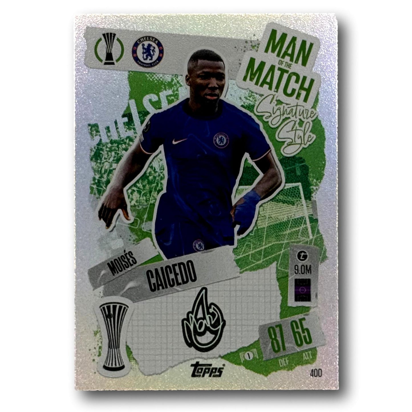 Topps Match Attax 2024/25 - Homme du match / Style signature - Moisés Caicedo