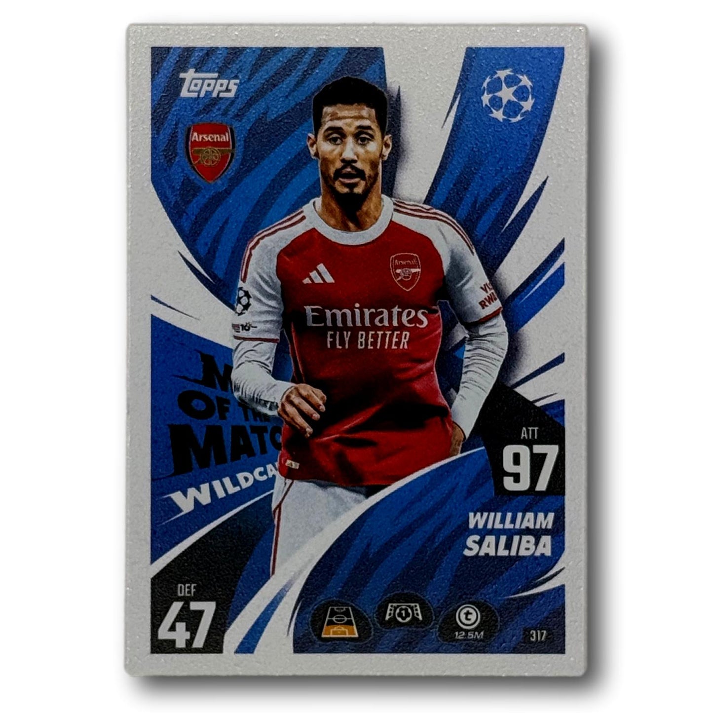 Topps Match Attax 2025/26 - Homme du match - William Saliba