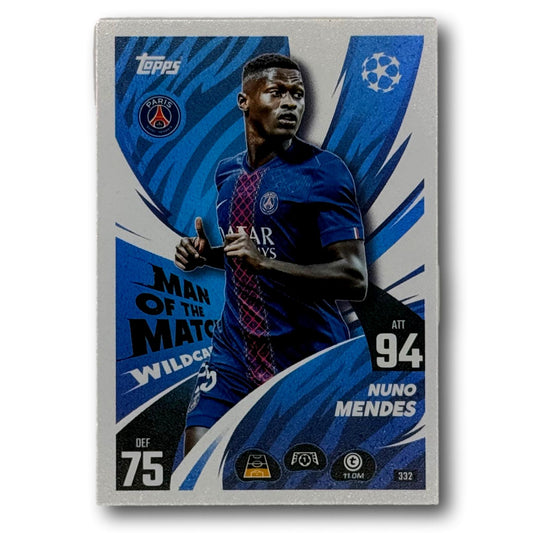 Topps Match Attax 2025/26 - Man of the Match - Nuno Mendes