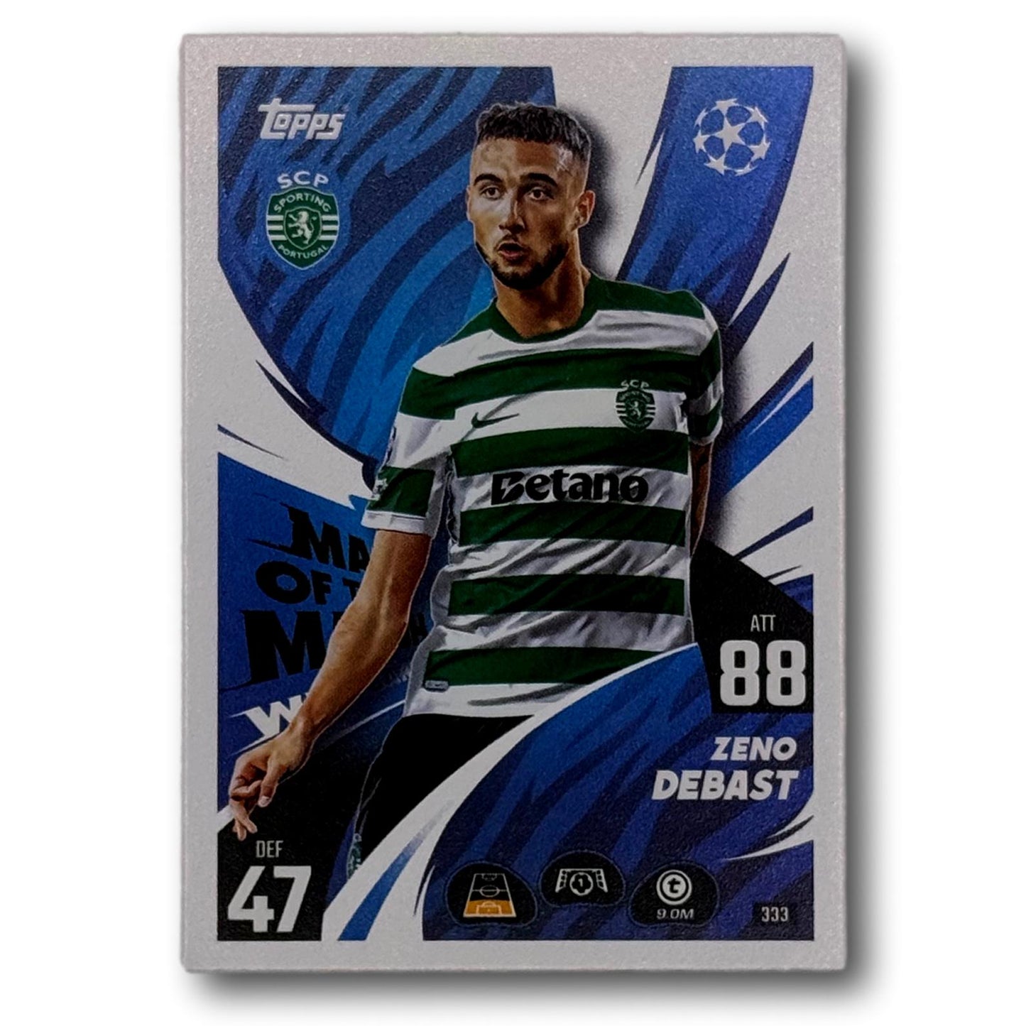 Topps Match Attax 2025/26 - Man of the Match - Zeno Debast