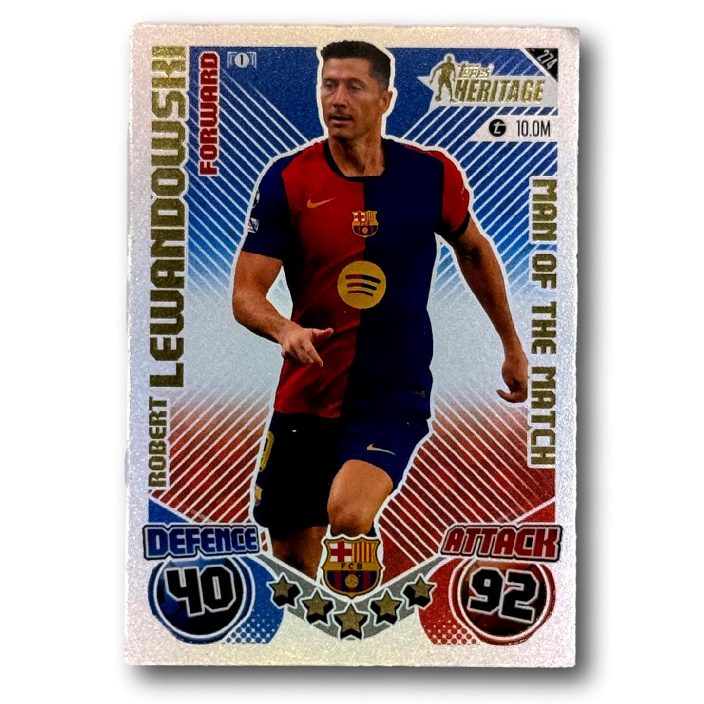 Topps Match Attax 2023/24 - Man of the Match - Robert Lewandowski