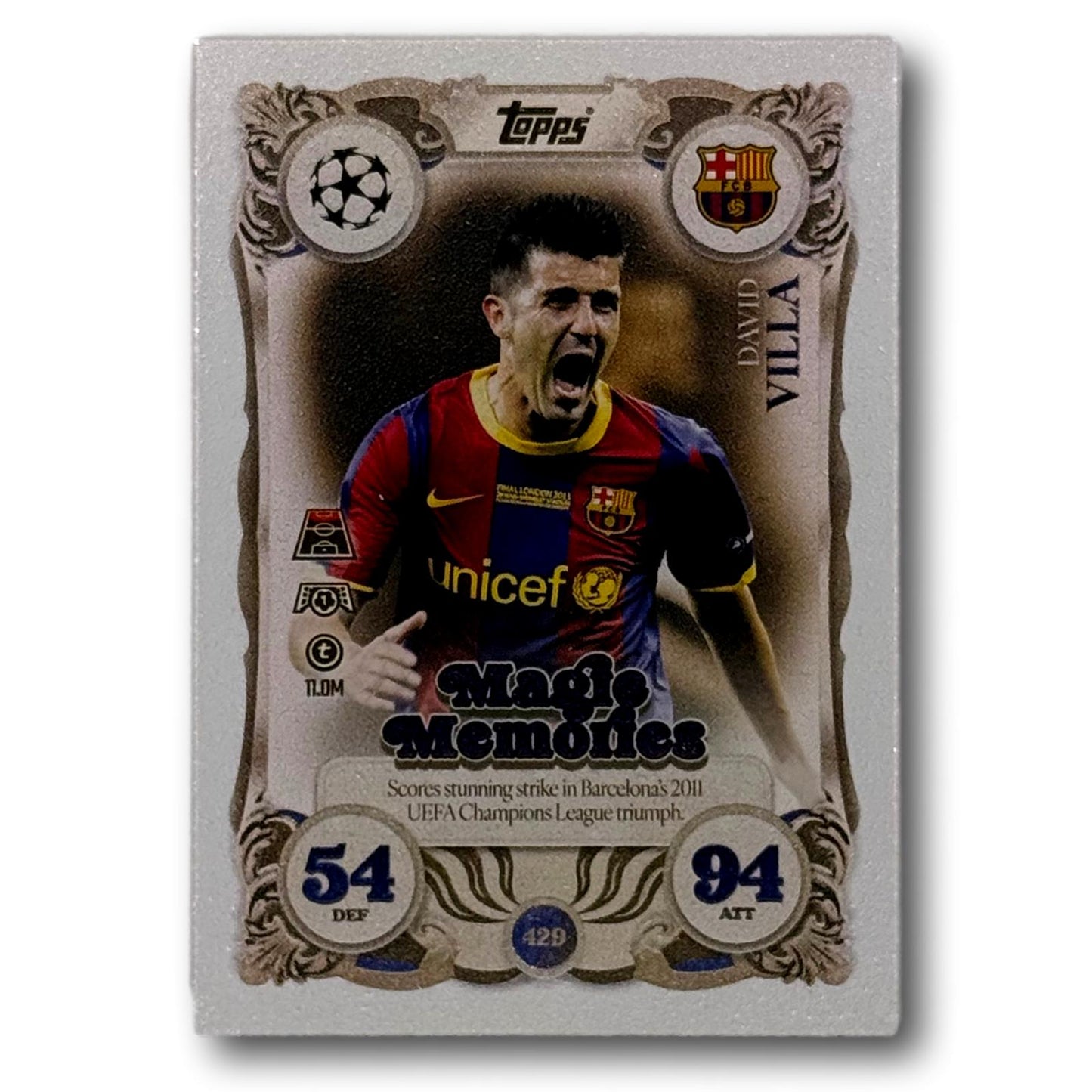 Topps Match Attax 2025/26 - Souvenirs magiques - David Villa