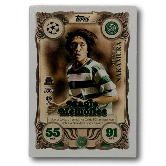 Topps Match Attax 2025/26 - Magic Memories - Shunsuke Nakamura