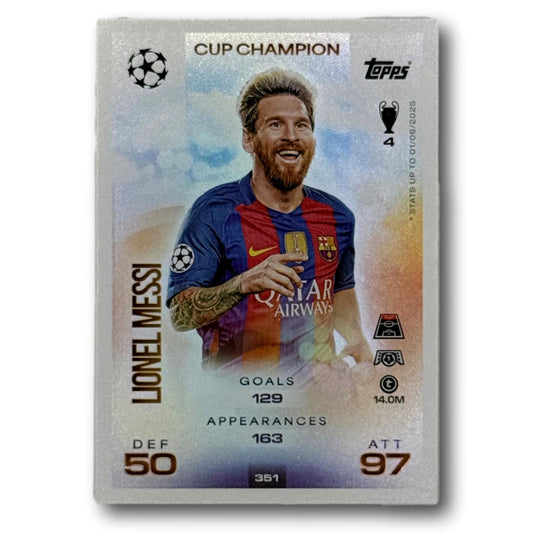 Topps Match Attax 2025/26 - Cup Champion - Lionel Messi