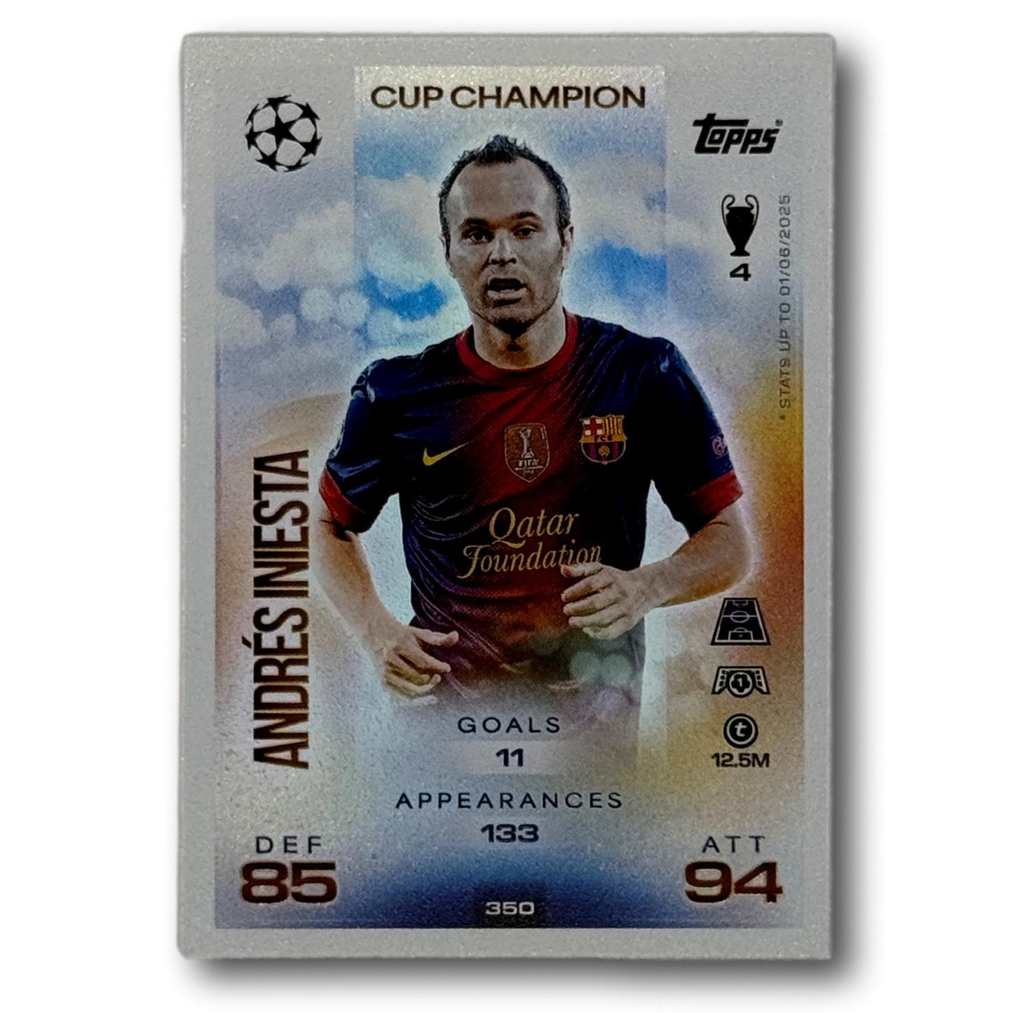 Topps Match Attax 2025/26 - Cup Champion - Andrés Iniesta