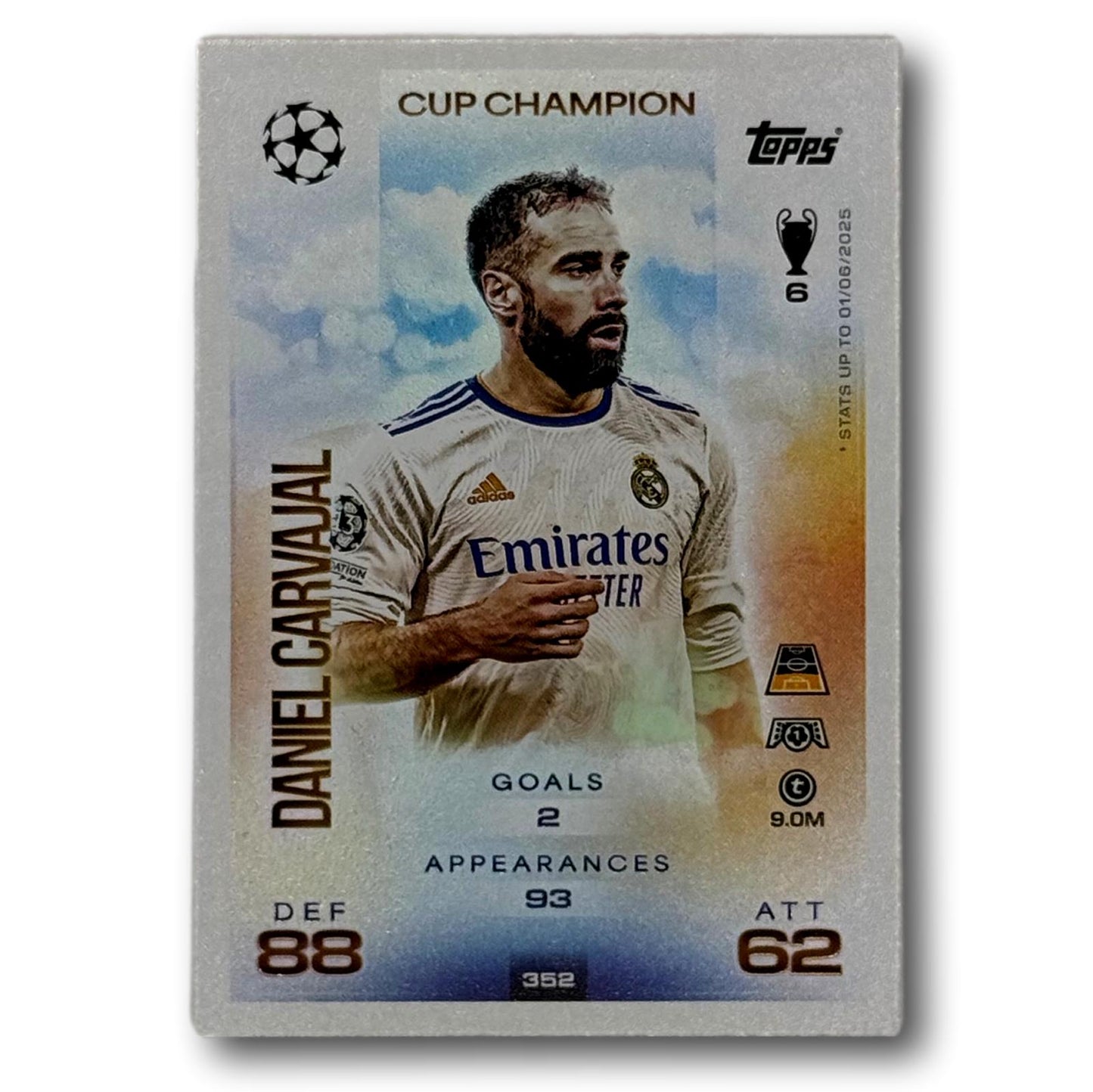 Topps Match Attax 2025/26 - Champion de la Coupe - Daniel Carvajal