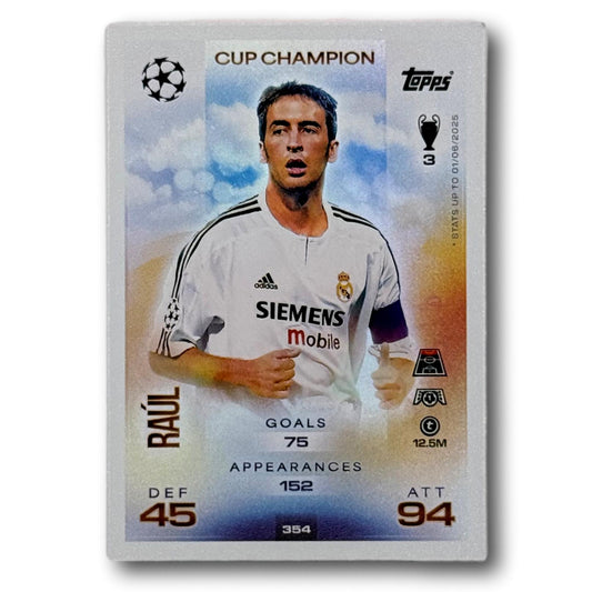 Topps Match Attax 2025/26 - Cup Champion - Raúl