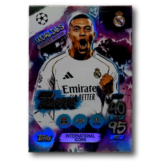 Topps Match Attax 2025/26 - Worldies Limited Edition - Kylian Mbappé