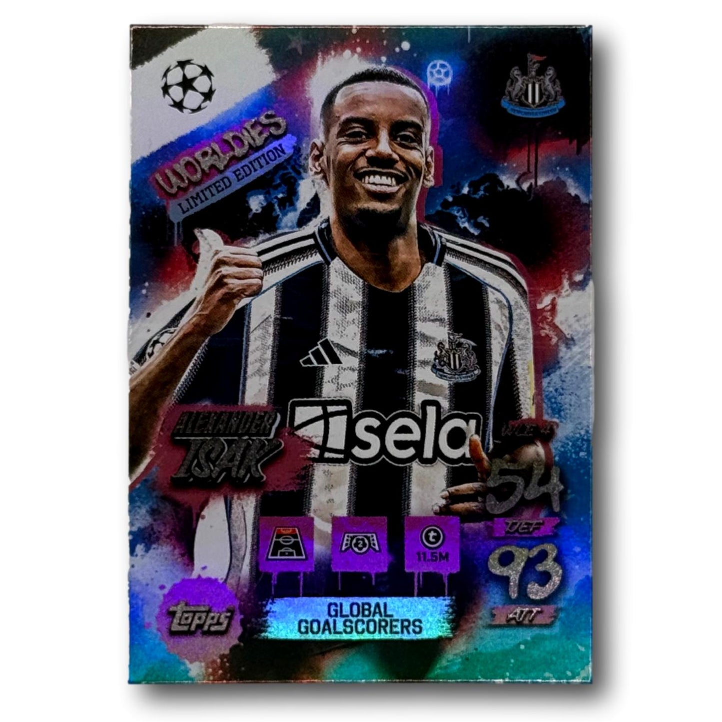 Topps Match Attax 2025/26 - Édition limitée Worldies - Alexander Isak