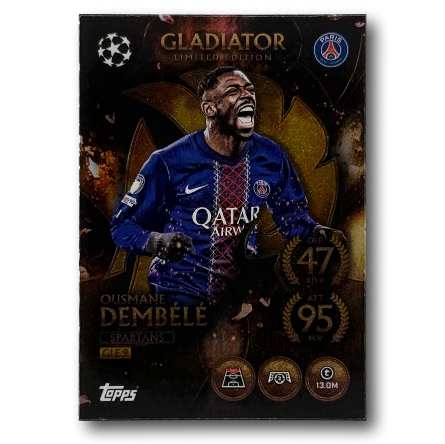Topps Match Attax 2025/26 - Gladiator Edition Limitée - Ousmane Dembélé