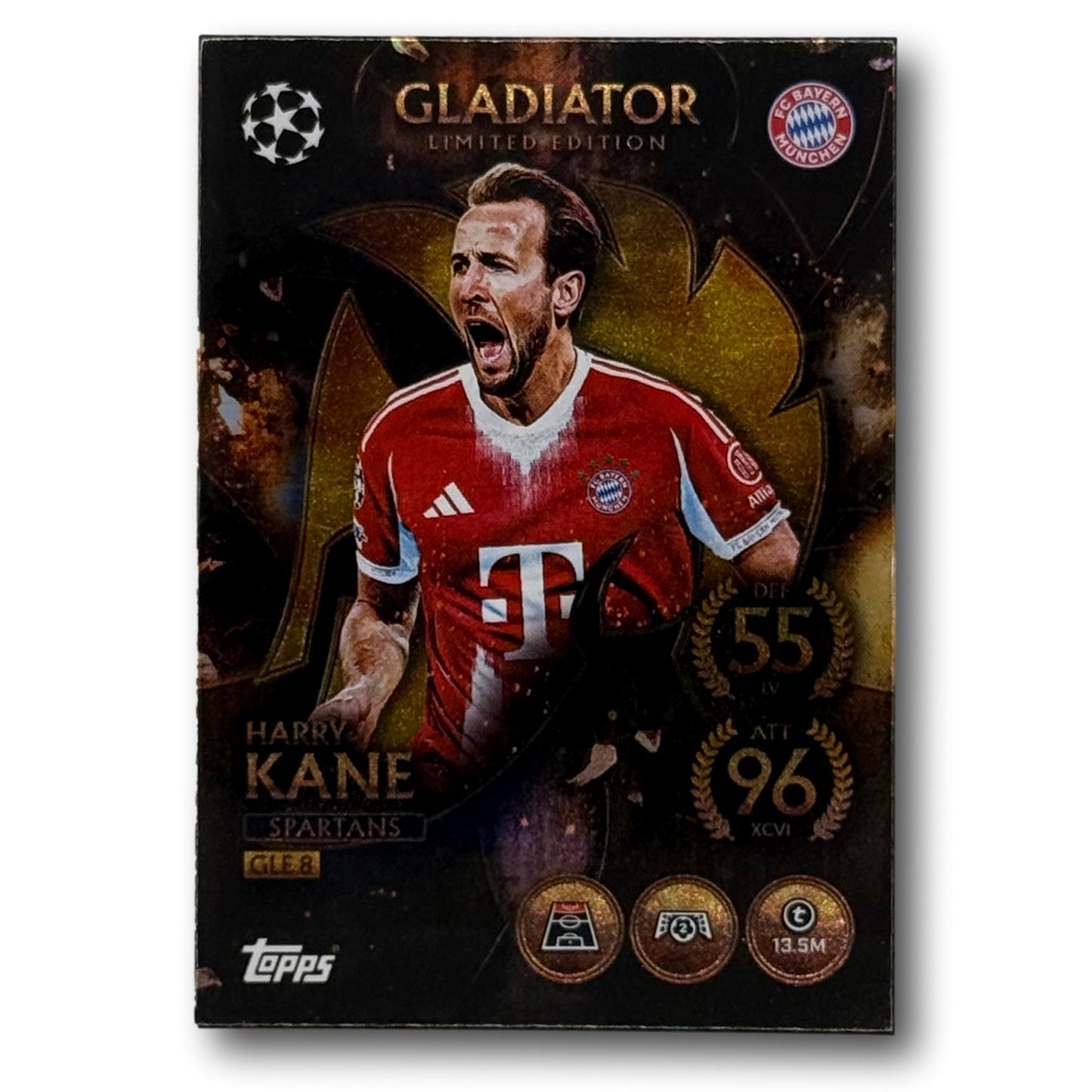 Topps Match Attax 2025/26 - Édition limitée Gladiator - Harry Kane