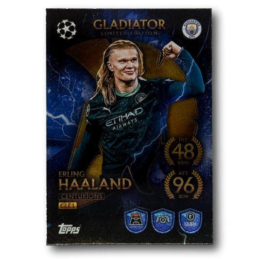 Topps Match Attax 2025/26 - Gladiator Limited Edition - Erling Haaland