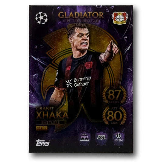 Topps Match Attax 2025/26 - Gladiator Limited Edition - Granit Xhaka