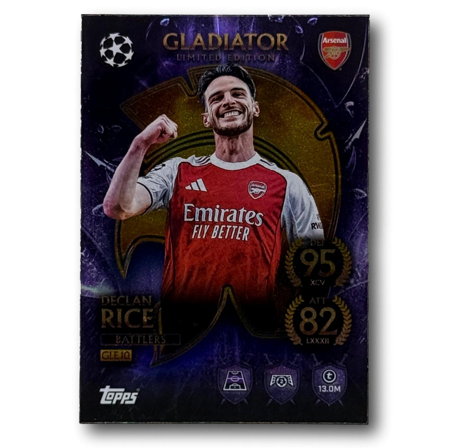Topps Match Attax 2025/26 - Gladiator Édition Limitée - Declan Rice