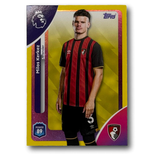 Topps Premier League 2025/26 - Yellow Parallel - Milos Kerkez