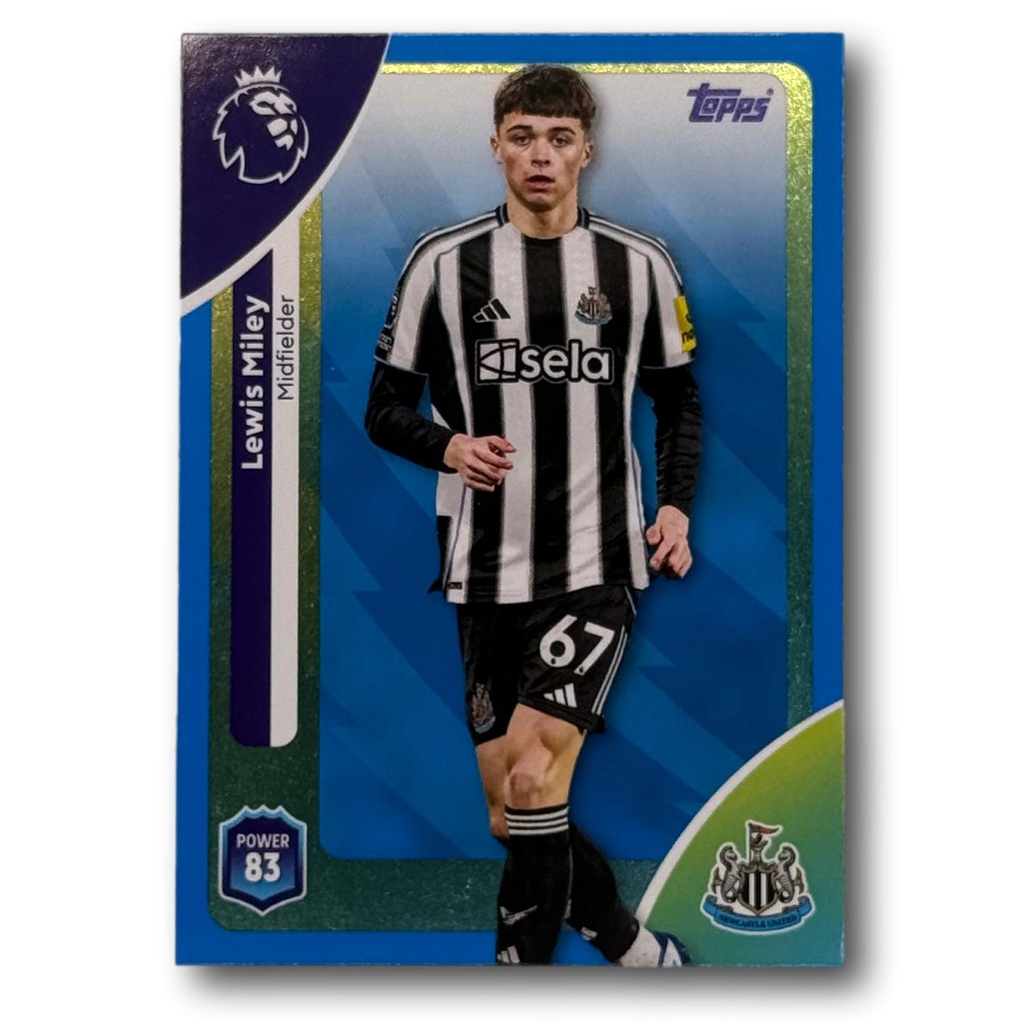 Topps Premier League 2025/26 - Parallèle Bleu - Lewis Miley