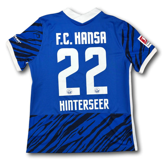 Hansa Rostock - 2022-23 - Matchworn - Home - XL - Nike - Hinterseer #22