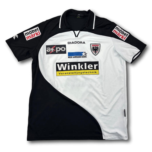 FC Aarau - 2009-10 - Matchworn - Home - XL - Diadora - Burki #6