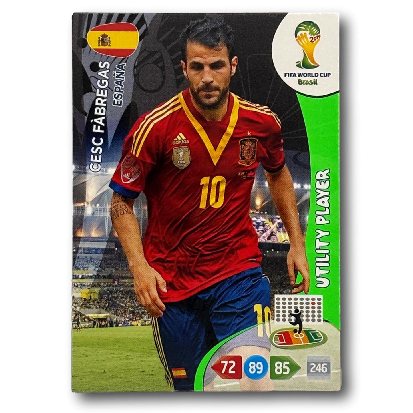 Adrenalyn FIFA World Cup 2014 - Utility Player - Cesc Fabregas