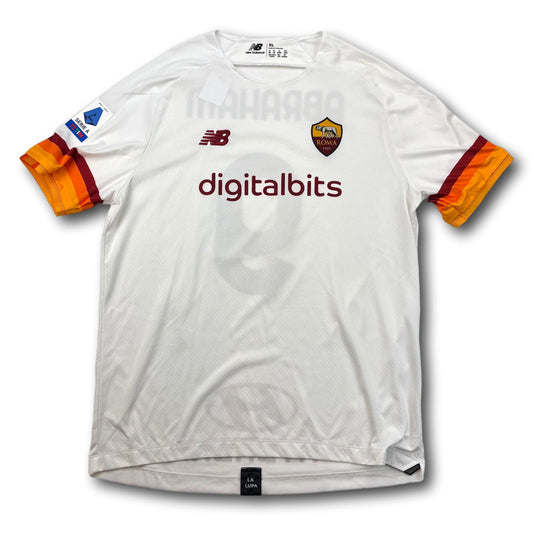 AS Roma - 2021-22 - Away - XL - New Balance - Abraham #9