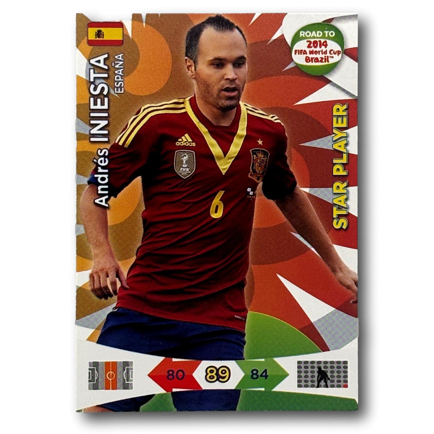 Adrenalyn Road to World Cup 2014 - Andrés Iniesta
