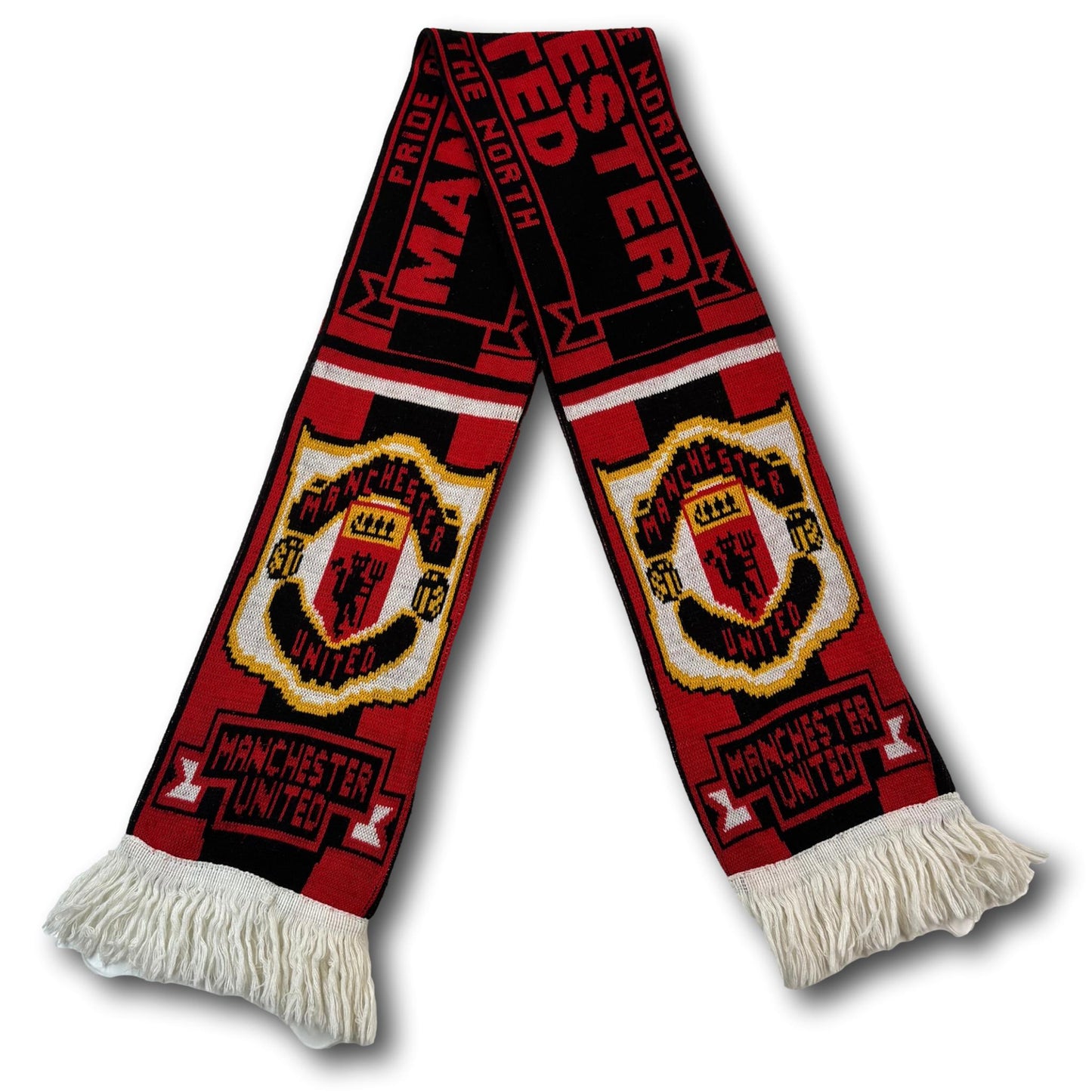 Manchester United fan scarf