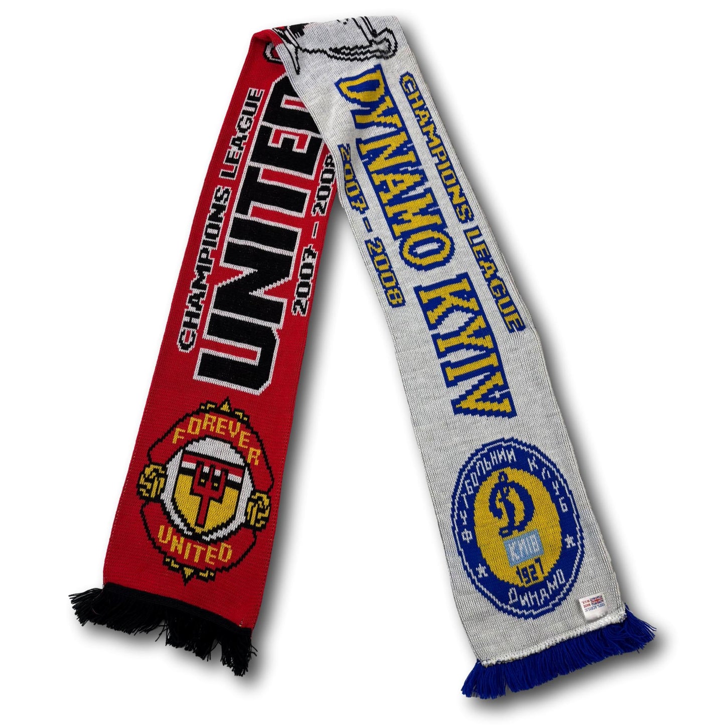 Manchester United v Dynamo Kyiv - UEFA Champions League 2007-08 - Supporter's scarf