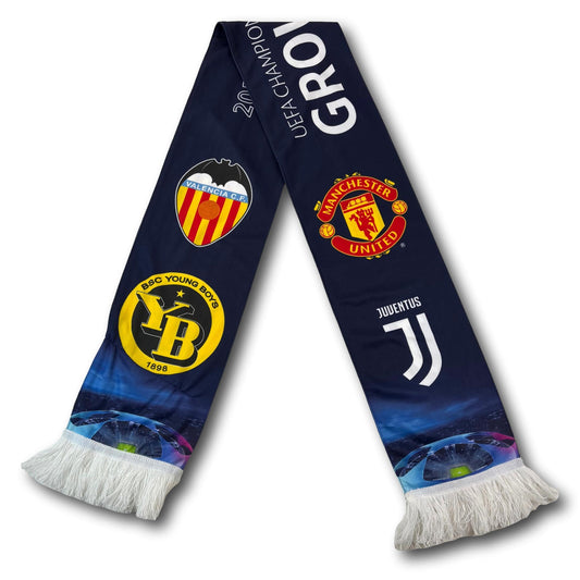 Valencia CF / BSC Young Boys /Manchester United / Juventus Turin - UEFA Champions League 2018-19 - Supporter scarf
